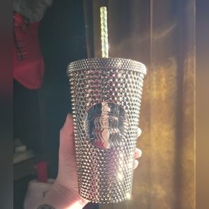 NWT Starbucks Gold Studded 2022 Holdiay Tumbler 16oz GRANDE